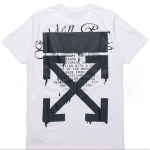 OFF-WHITE Dripping Arrows Short Sleeve